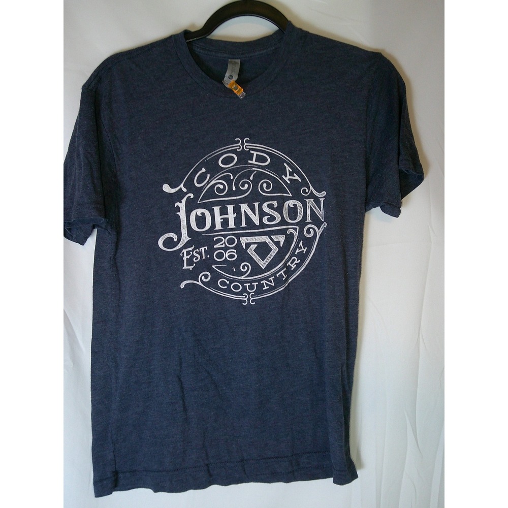 Cody Johnson Country Est 2006 Graphic T-Shirt Navy Blue Heather Womens Small